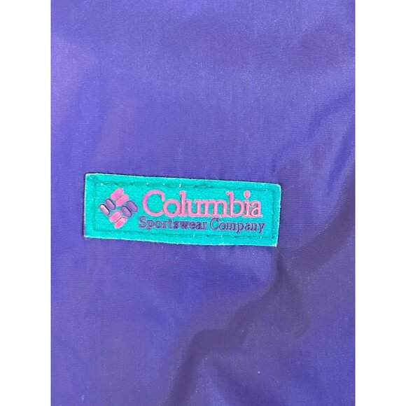 Columbia Ski Snow Jacket Sz Large reversable vintage 90's winter coat - Picture 3 of 15